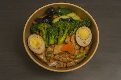 Stir-Fried Broccoli Rice / 百加利炒肉飯